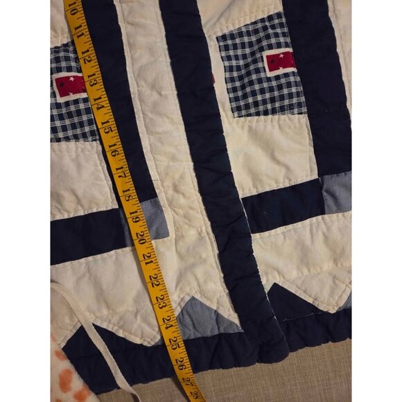 Nautical quilted pillow covers set 100% cotton - Picture 7 of 7